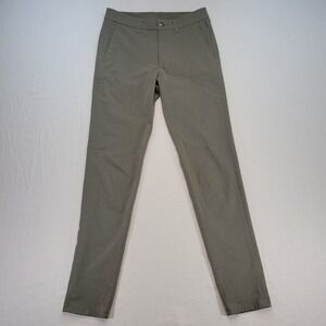 Lululemon Pants Men 29x33 Brown Commission Slim Pant Ventlight ABC M5AF6S